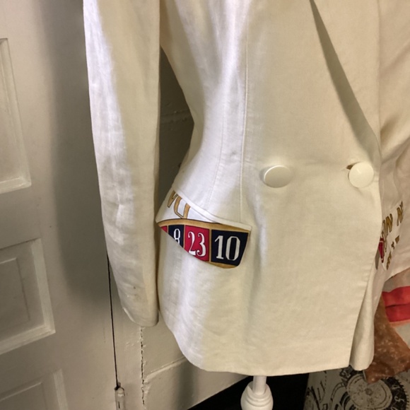 CLAUDE BERT.  PARIS - SUIT. GAMBELING THEME. AMAZING OOAK - Picture 11 of 13